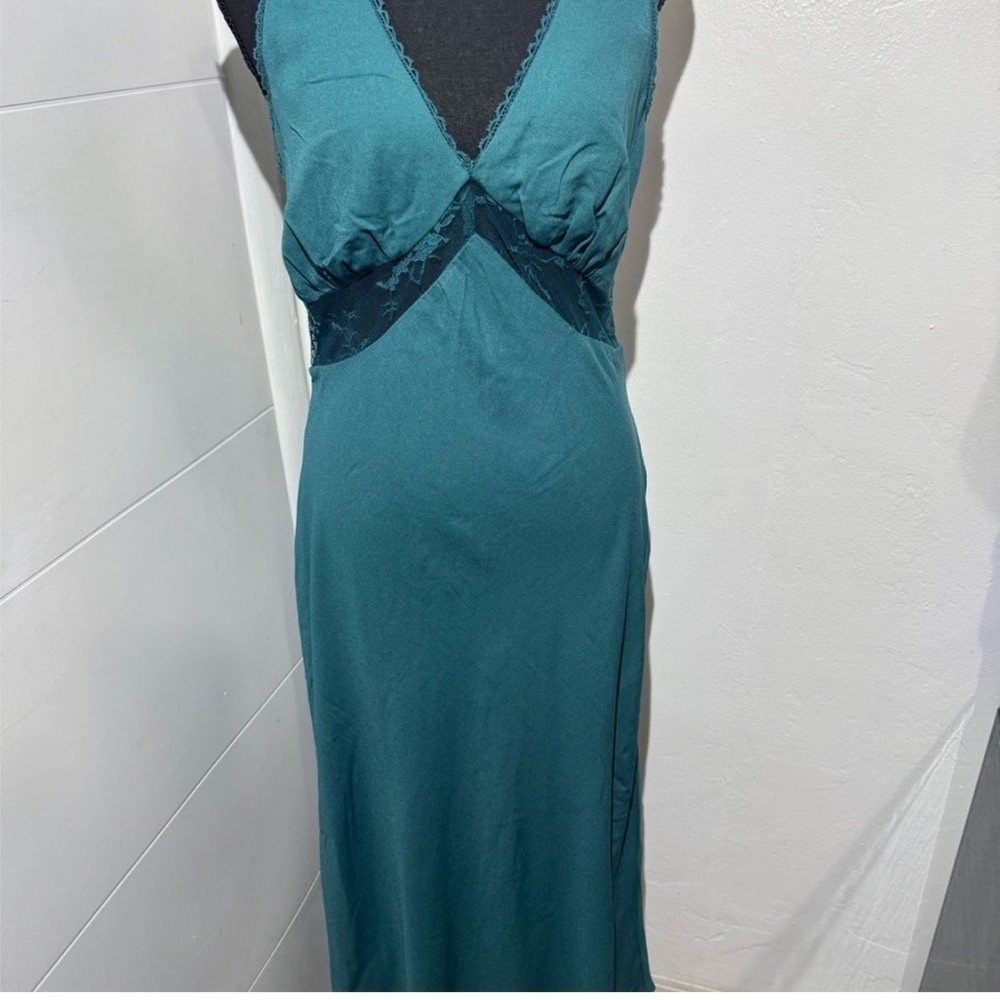Wild Fable Teal Dress with Lace Detail